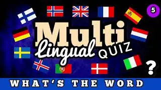 Sprachen Quiz Multilingual Quiz 5 - Language Quiz Europe - Fremdsprachen Europa