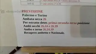 Analisi del numero spia 23 sulla ruota di Bari - Previsione con soli 2 ambi secchi per soli 6 colpi
