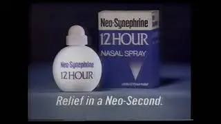 Neo Synephrine TV Commercial USA Network Nov 1987