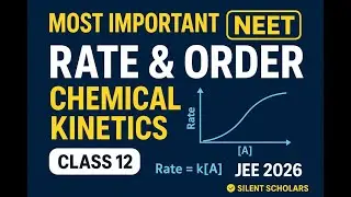 Chemical Kinetics MOST IMPORTANT PYQ | Rate & Order | NEET 2026 | Class 12 #iit #neet #jee