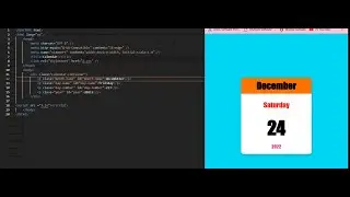 How To Make a Simple Calendar 🗓 Using HTML | CSS | JAVASCRIPT