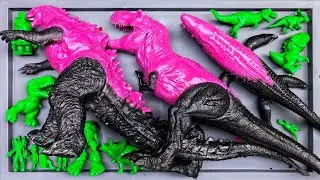 Dinosaurus Jurassic World Dominion: T-rex, Brachiosaurus, Catnap, King Kong, Godzilla, Skibidi