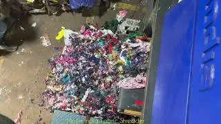 Fabric Shredding, Fabric Crushing, Used Clothe Shredding, Used Clothe Crushing, #afrwasteshredding