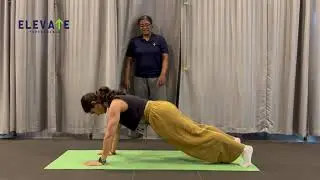 Elbow Plank to High Plank excercise