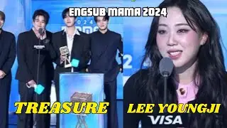 [Engsub] TREASURE - LEE YOUNGJI MAMA 2024 SPEECH