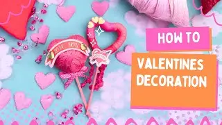 Декор из пенопластовых сердечек ко Дню святого Валентина своими руками ❤️ | Простое украшение для...