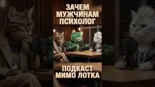 Хозяин идет к психологу у него детская травма Подкаст котов Мимо лотка  #юмор #прикол #котики  #кот