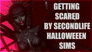 GETTING SCARED WHILE TRAVERSING HALLOWEEN SIMS | SECOND LIFE