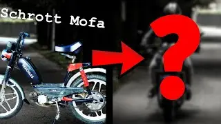 Schrott Mofa zum Cafe Racer umbauen Teil 1 - Mofa zerlegen