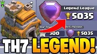 *NEW* TH7 PLAYER IN LEGENDS LEAGUE! - Clash of Clans