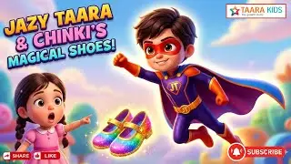 जैज़ी तारा और चिंकी के जादुई जूते 👟✨ | Magical Shoes Story for Kids | Jazy Taara New Kids Story