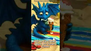 🔥 Baby Dragon&rsquo;s Ice Cream Meltdown | Funny Beach Short Animation 🐉🍦