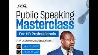 Public Speaking Masterclass for HR Professionals