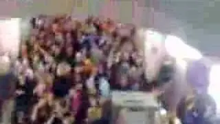 manchester united fans in moscow metro station