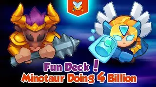 Minotaur Did 4 Billion vs Inquisitor | Fun Deck! Momo Bully | PVP Rush Royale