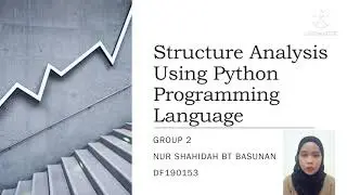 structure analysis using python programming language