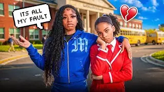 MY LITTLE SISTER HAD A BAD DAY AT SCHOOL💔 **it’s all my fault**