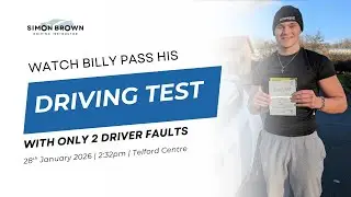 Billy's Driving Test | 28th Jan 2026 | Telford Driving Test Centre