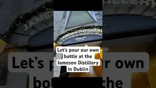 Would you try this? It was so cool!  Bottle your own at the Jameson Distillery in Dublin!