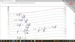 Exercise 12.4 Q4(i-viii) | Sindh Board New Mathematics | Class 11 | M.T Maths Teacher