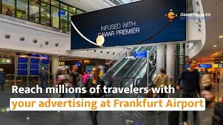 Elevate your brand in Germany with high-impact advertising at Frankfurt Airport
