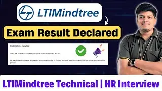 🔥Срочные новости LTIMindtree | Объявлены результаты экзамена | Технические вопросы и вопросы для собеседования по HR в LTIMindtree