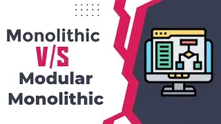 Difference between monolithic and modular monolithic architecture in Urdu