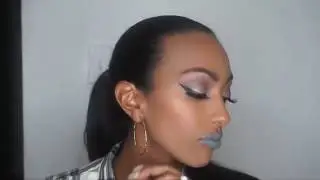 Cool Tone Eye Look | Lime Crime liquid lip