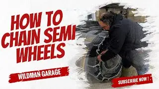 Taking Action & Teaching Others how to Properly Chain Wheels for Icy Conditions!