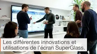 Pr&eacute;sentation de l'&eacute;cran interactif SuperGlass&trade; SpeechiTouch