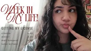 'Week in my life' Vlog: Getting my driving license, hanging out etc.