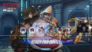 #50! HARBLEU + GURU! ZARYA + ROADHOG GAMEPLAY OVERWATCH SEASON 34 TOP 500
