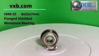 F608ZZ Flanged Bearing Radial Deep groove ball bearing with a flange 8mm inner diameter