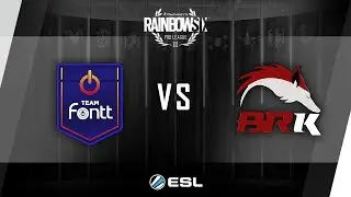 [R6] PRO LEAGUE - Season 2 - PC LATAM - BRK e-sports x Team FONTT
