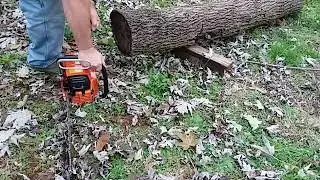 HUSQVARNA 266 XP HARD TO PULL RUNS AWESOME