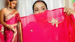 😍 Wedding special saree from meesho😍new party wear saree 🥰 meesho saree haul💖