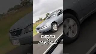 BA FALCON UTE Vs 2004 V6 CAMRY DRAG RACE