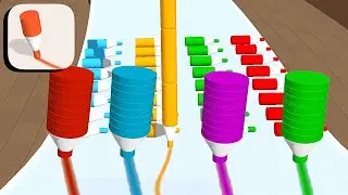 Crayon Rush 3D ​- All Levels Gameplay Android,ios (Levels 139-144)