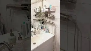 Kmart Hack for bathroom storage #kmarthacks #diyshelves #bathroomorganization #organization