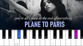 Nessa Barrett - plane to paris (Piano tutorial)