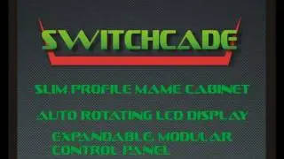 SwitchCade Arcade Cabinet - Auto Rotating Display,