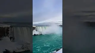 Niagara Falls on winter season #canada #niagara #niagarafalls #ontario #travel #vacation #winter