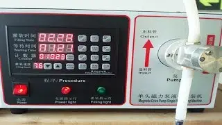 magnetic pump 5L semi automatic liquid filling equipment small Machine de remplissage liquide