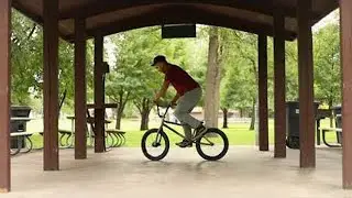 Dude Nails Incredible Kick Flip on Bike || ViralHog