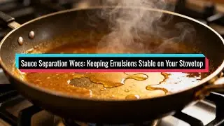 Sauce Separation Woes: Keeping Emulsions Stable on Your Stovetop
