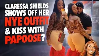 Claressa Shields SHOWS OFF NYE Look Then KISSES Papoose To Ring In The New Year