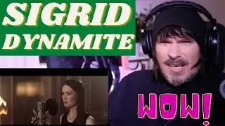 PRO SINGER'S first REACTION to SIGRID - DYNAMITE