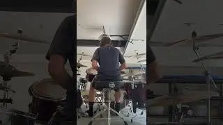 Precise double pedal speed! #metal #drums