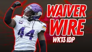 Best WK13 IDP Waiver Wire DB Sleepers for Your Fantasy Football Team!
