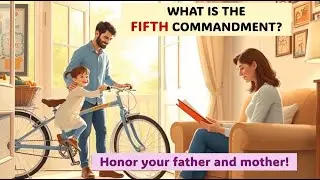 The Fifth Commandment for Kids | Be Kind and Obey Your Parents! 👨&zwj;👩&zwj;👧 | Bible Lesson for Kids